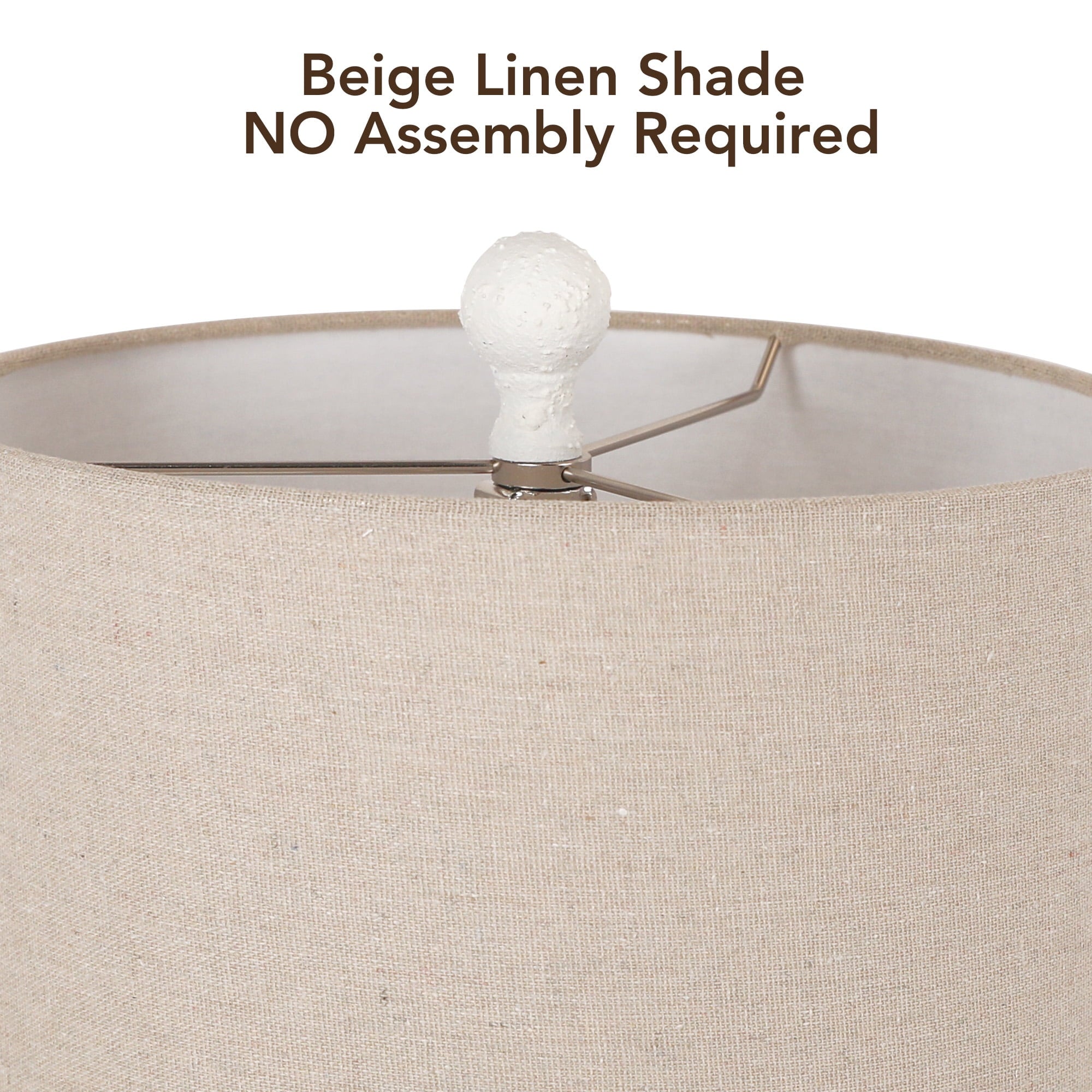 Farmhouse Jar Table Lamp 1 Pack, Rotary Switch Rustic Bedside Lamp, Pot Nightstand Lamp for Bedroom Living Room (LED Bulb Included)