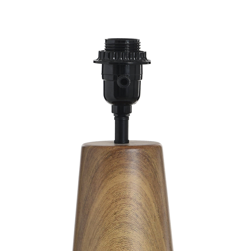 Better Homes & Gardens Wood Grain Finish Table Lamp with Pleated Shade