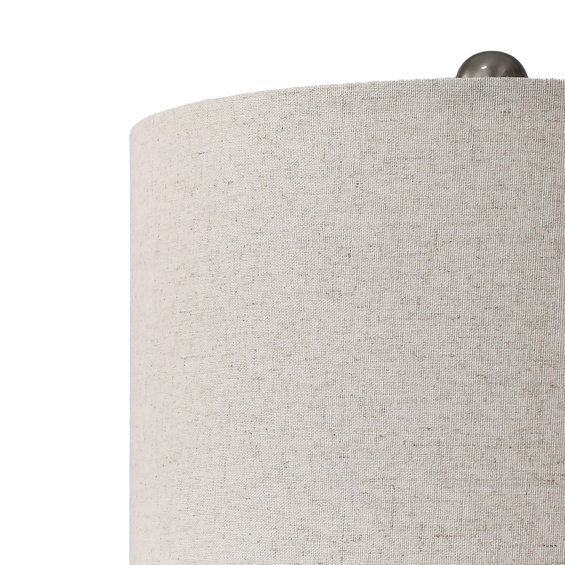 Yokila 25" White Ceramic Table Lamps Set of 2 for Living Room Bedroom Modern Bedside Nightstand Lamps